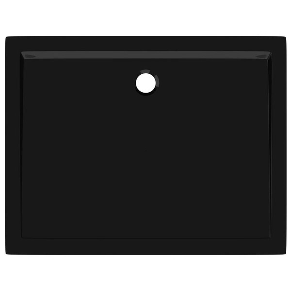 Rectangular ABS Shower Base Tray Black 27.6"x35.4 A949-148911