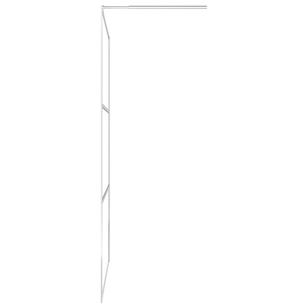 Walk-in Shower Wall with Half Frosted ESG Glass 39.4"x76.8 A949-146642