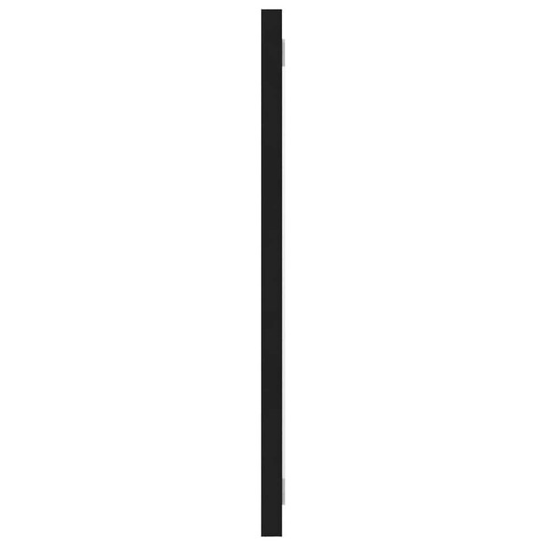 Bathroom Mirror Black 39.4"x0.6"x14.6" Engineered Wood A949-804631