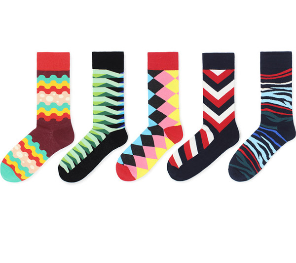 New classic striped socks men's street socks personality skateboard cotton socks Q119-CJNSFJWZ00079