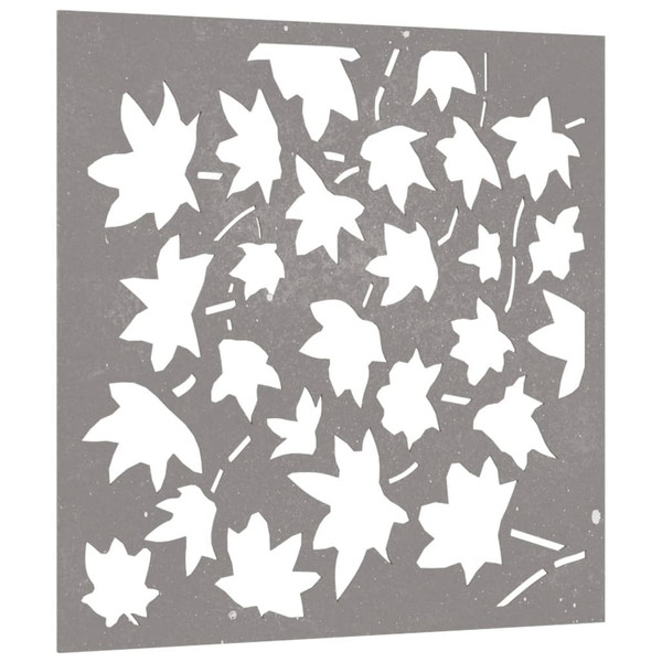  Patio Wall Decoration 21.7"x21.7" Corten Steel Maple Leaf Design A949-824480