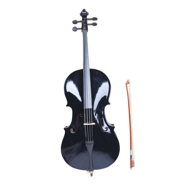 4/4 Wood Cello Bag Bow Rosin Bridge Black  (Old code:85409801) T575-S0671347945