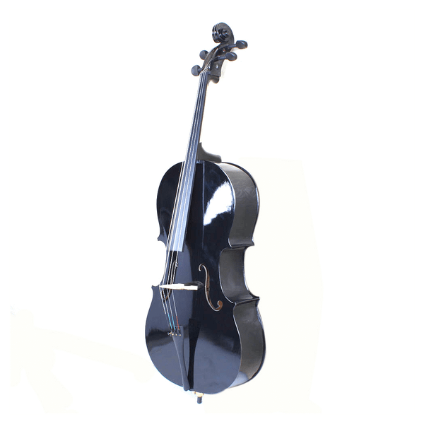 4/4 Wood Cello Bag Bow Rosin Bridge Black  (Old code:85409801) T575-S0671347945