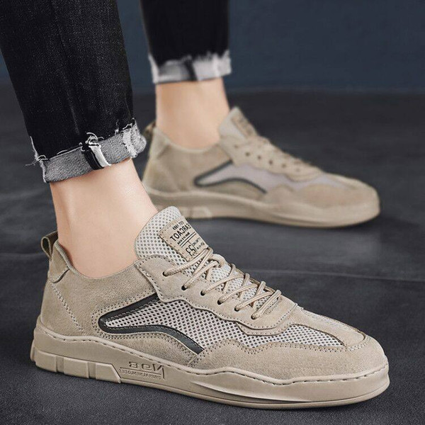 Color: Gas Khaki, Size: 39 - Casual all-match men's shoes Q119-CJBHNSNS19907-Gas Khaki-39