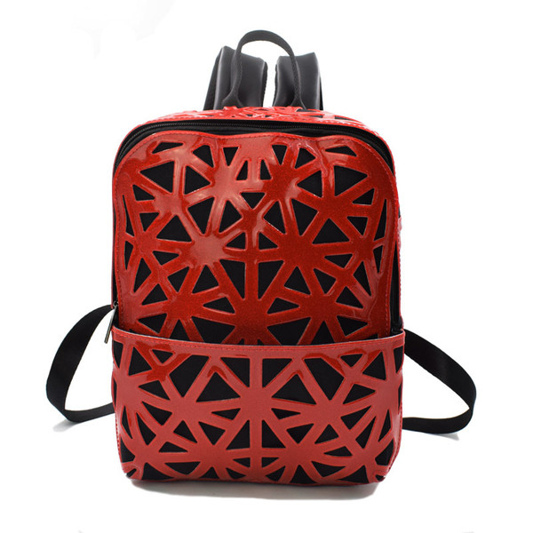 Geometric Diamond Backpack Ladies Hollow Geometric Backpack Q119-CJNS1168842