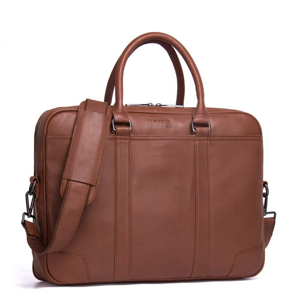 Multifunctional Leather Men's Business Briefcase Q119-CJNS1021751