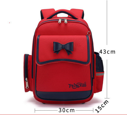 Color: Red, Bag style: Large - Babudou Schoolbag For Primary School Girls Grade 1-3-6 Children'S Ba Q119-CJNS113000007GT