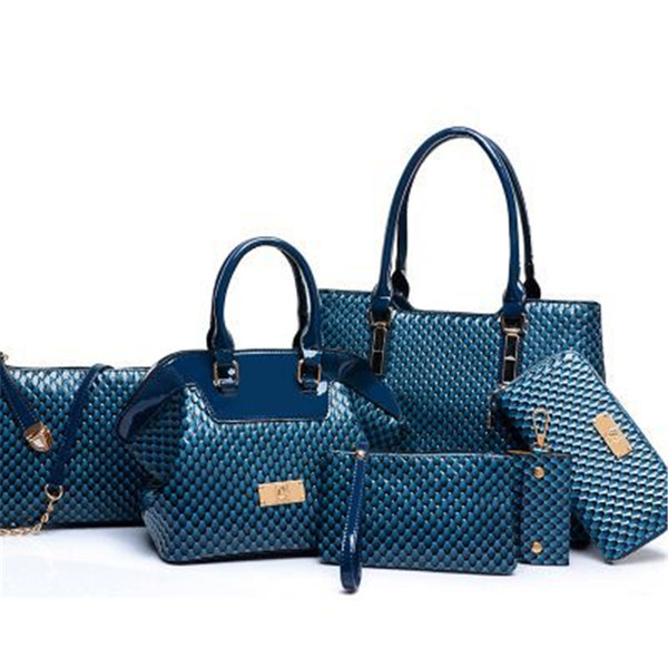 Diamond Pattern Picture Mother Bag Six-piece Female Q119-CJNS1211787