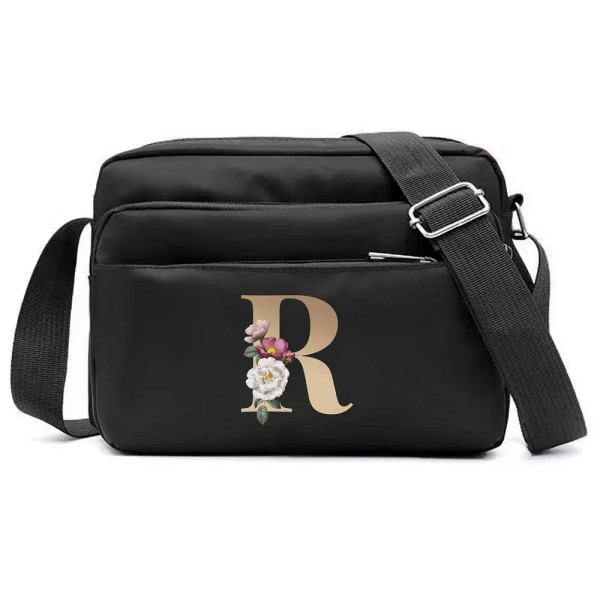 Color: Red - New Fashion Multi-layer Travel Leisure Simple Storage Bag Black Gold Letter Series Pri F640-12000038175142864