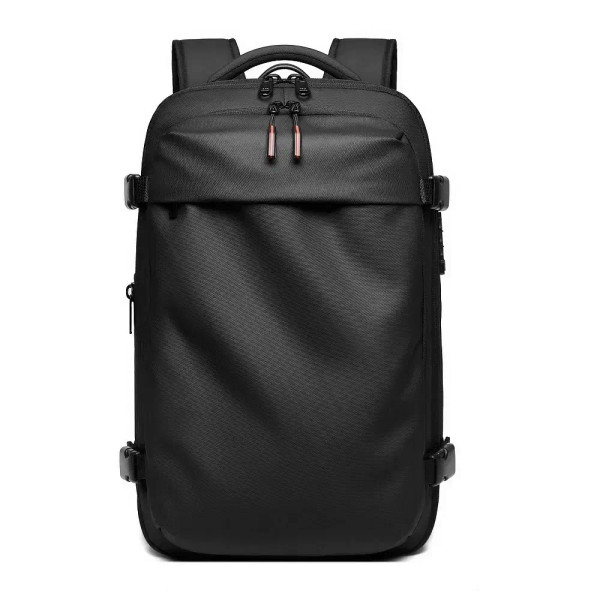 Color: Clear - Men Travel Backpack vacuum compression Laptop Backpack 17 inch Extended Large Capaci F640-12000041990729841