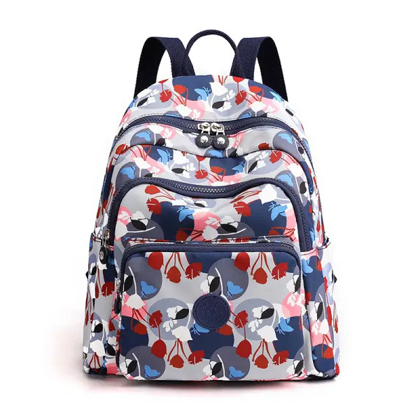 Color: Brown - Printing Backpack for Women Travel High Capacity Waterproof College Backpack Trendy  F640-12000036846420801