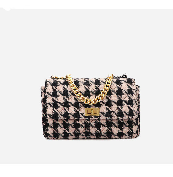 Autumn And Winter Woolen Cloth Chain Western Style All-match Messenger Bag Q119-CJNS1184400