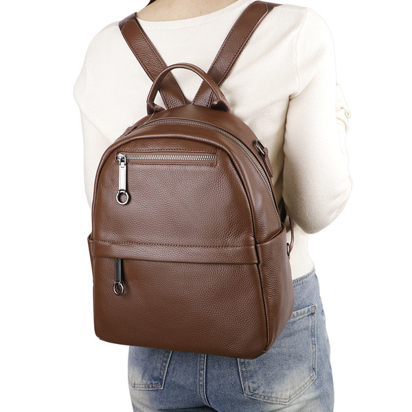 First Layer Cowhide Women's Backpack Leather Large Capacity Q119-CJYD2268092