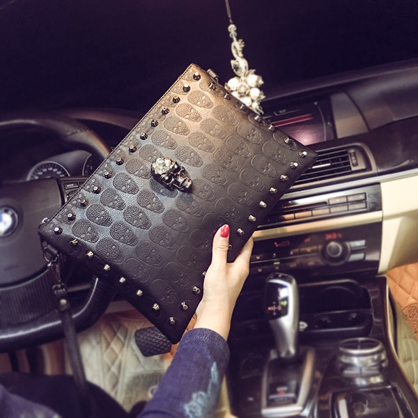 Color: Black A - Shantou clutch Q119-CJBHNSNS08344-Black A