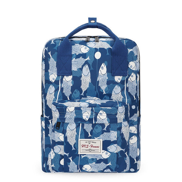 Color: U, Bag style: Enlarged version - Hand-held Travel Backpack Large-capacity School Bag For Mid Q119-CJNS122188642PK