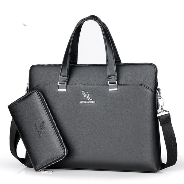 Color: Black with handbag - Men's backpack shoulder messenger bag Q119-CJBHNSNS16254-Black with handbag