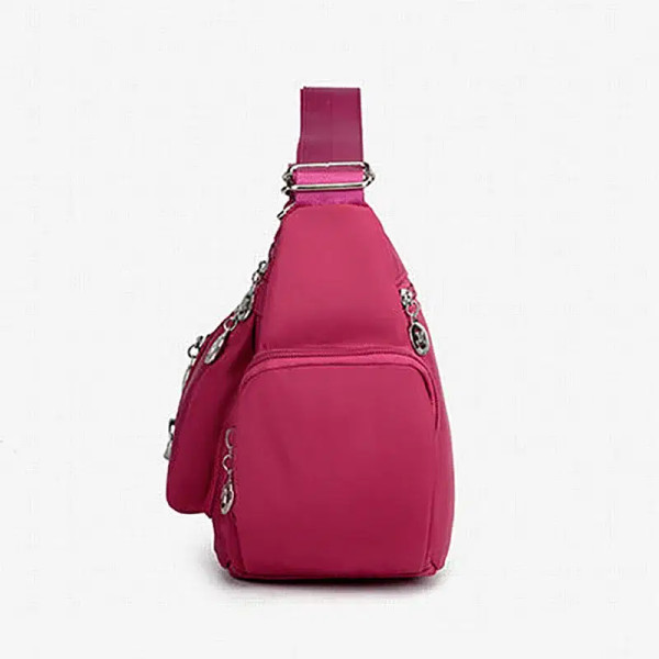 Color: Ivory, Size: S - New Casual Large Capacity Shoulder Bags For Women Waterproof Oxford Multi-Z F640-12000036735447183