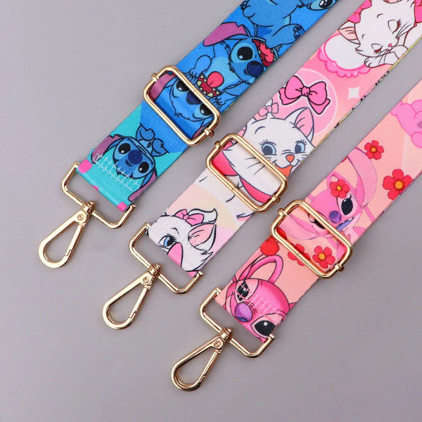Color: Orange - Cute Cat StitchLadies Messenger Bag Shoulder Strap Bag Strap One Shoulder Adjustabl F640-12000040311905965