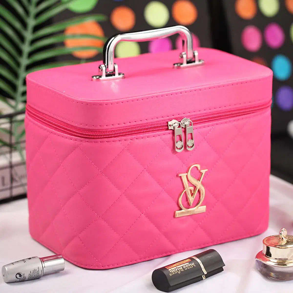 Color: Lavender, Size: S - LOGO makeup bag large capacity portable simple skin care products storag F640-12000042159040484