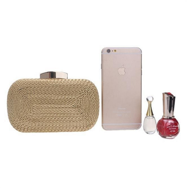 Roped In Clutch With Nautical Motif F369-6079294277