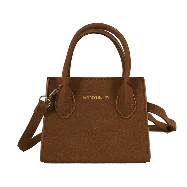 Color: Brown, Style: H - Personalized messenger bag Q119-CJBHNSNS25745-Brown-H