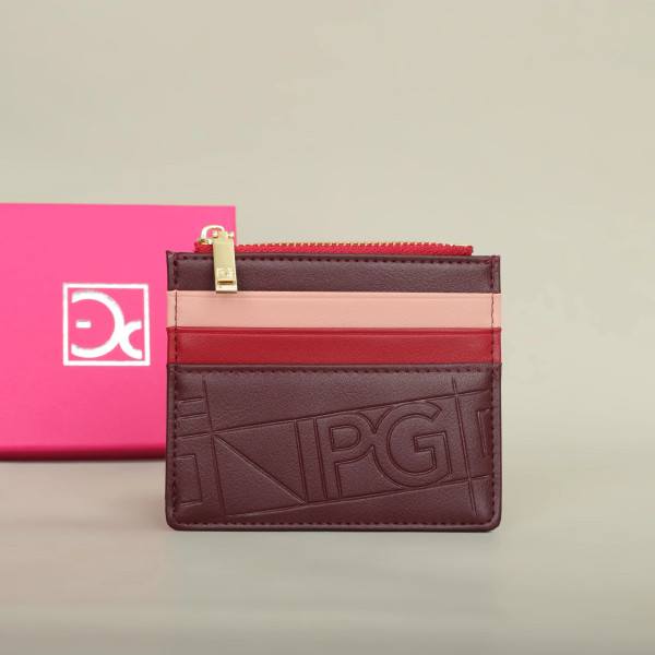 Color: Yellow / Gold - PG Women's Wallet Fashion Retro Temperament Women's Bag Button Folding Monog F640-12000043526441307