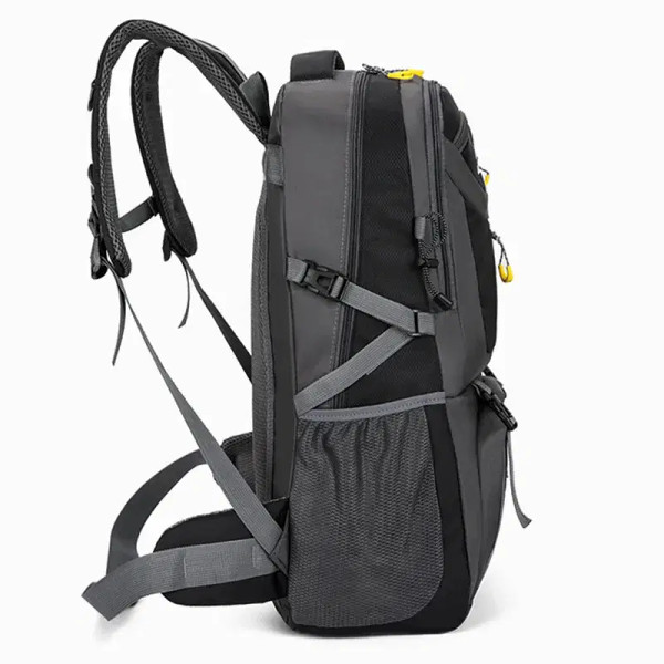 Color: Dark Khaki - 2024 New High Capacity Outdoor Sports Travel Backpack 40L/60L Mountaineering Ba F640-12000042591483362