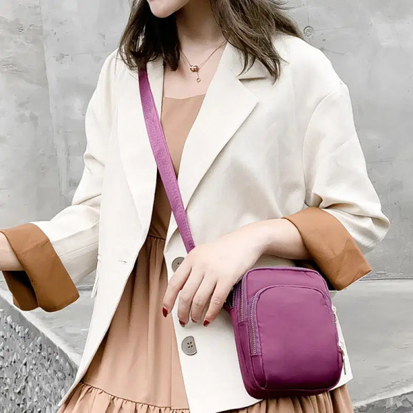 Color: Orange, Size: S - New Casual Large Capacity Shoulder Bags For Women Waterproof Oxford Multi- F640-12000036735447188