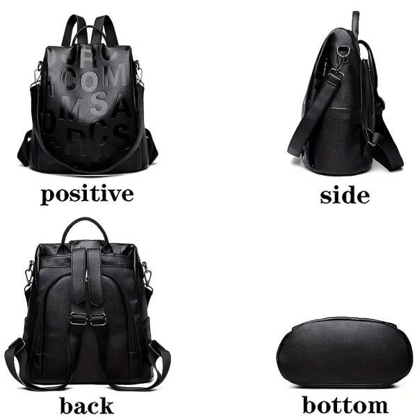 2023 New Women Backpack High Quality Soft Leather Backpack School Bags For Girls Large Capacity Ant F640-3256806188735757