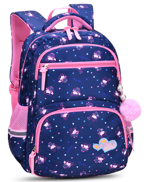 Color: Blue, Size: S - New factory direct sale super light schoolbag girl new Korean version childr Q119-CJBHNSNS11185-Blue-S