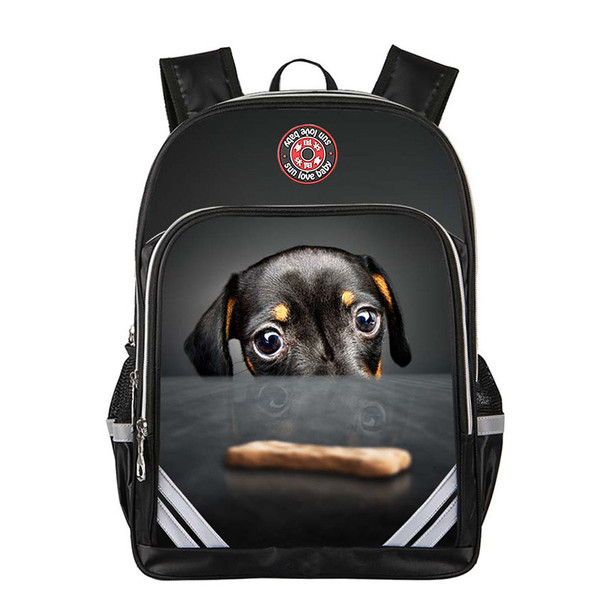 Size: 16, Style: C - 2021 new children's cartoon bags, spot fashion cartoon animal pupils backpack  Q119-CJBHNSNS01336-16-C