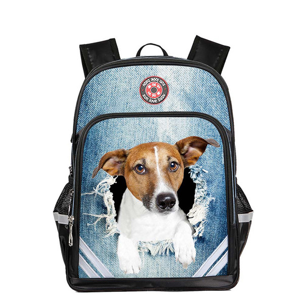 Size: 16, Style: C - 2021 new children's cartoon bags, spot fashion cartoon animal pupils backpack  Q119-CJBHNSNS01336-16-C