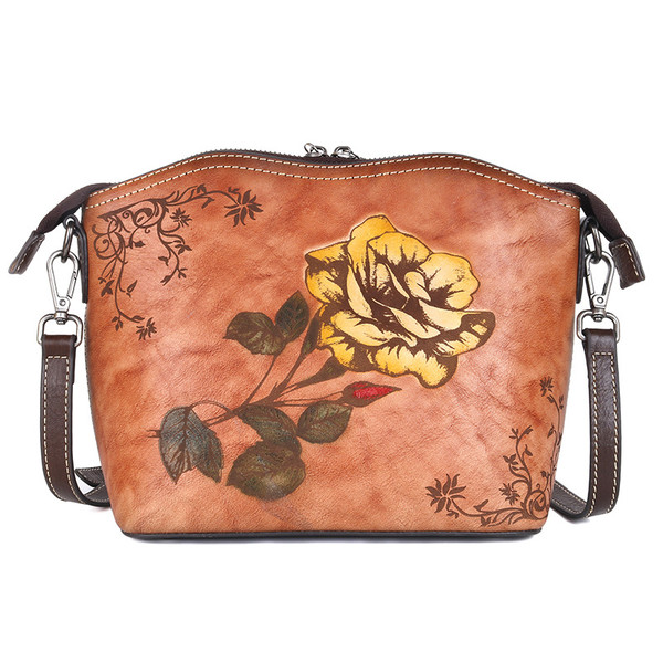 Color: Retro Red Brown - One Shoulder Women's Bag With Head Leather Q119-CJBHNSNS32399-Retro Red Brown