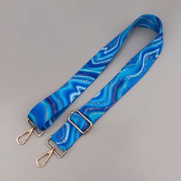 Color: Chocolate - Marbling Adjustable Strap Crossbody Shoulder Wide Bag Strap Bag DIY Women Should F640-12000041803379863