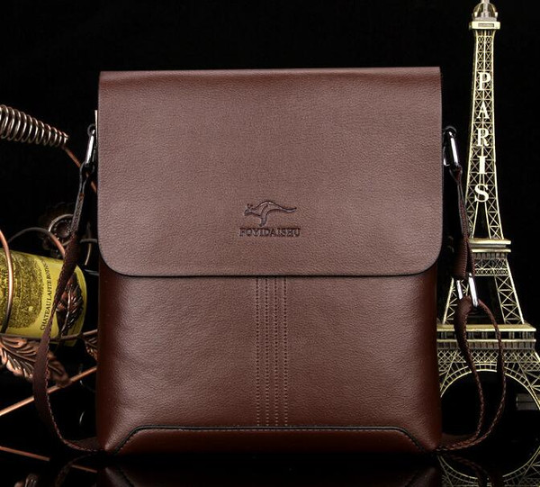 Solid Soft Leather Men Messenger Bag Q119-CJBHNSNS05649