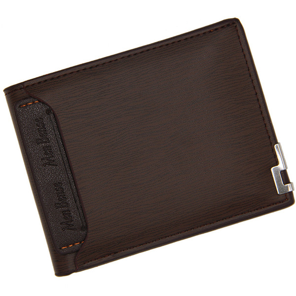 Men's Wallet Short Style Multifunctional Fashion Casual Iron Edge Q119-CJNS1148896
