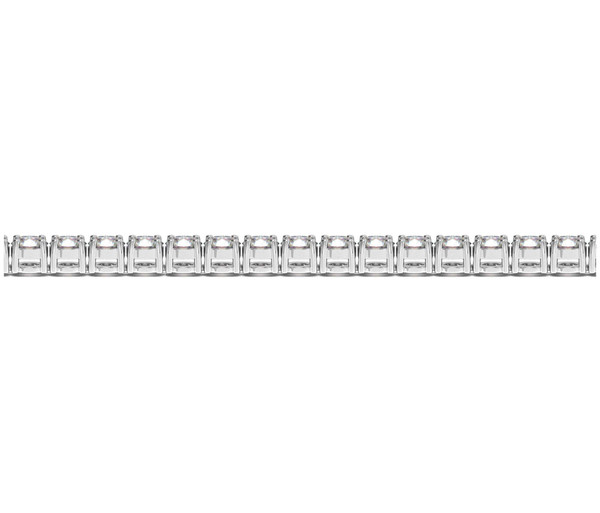 Size: 7 - Lab Grown Round Diamond Tennis Bracelet in 14k White Gold (8 cctw F/G  VS2/SI1) P150-22057-7