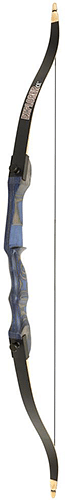 October Mountain Explorer CE Recurve Bow Blue 54 in. 15 lbs. LH R557-OMP2145415