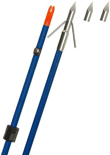 Fin Finder Raider Pro Bowfishing Arrow Blue w/ Riptide Point R557-81621