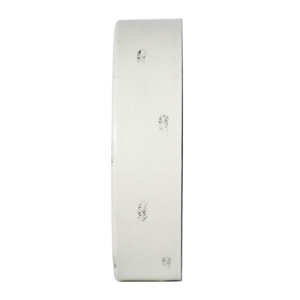 Rustic White Industrial Gear Vintage Wall Clock N270-401297