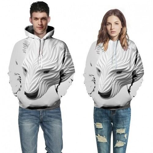 3D Polar Bear Printing High Fashion Hoodie A392-fast0072