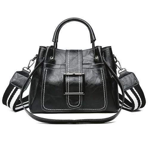 (3 Colors Available) Vintage Stitching Design Women Handbag/ Shoulder Bag A392-fhbg0274