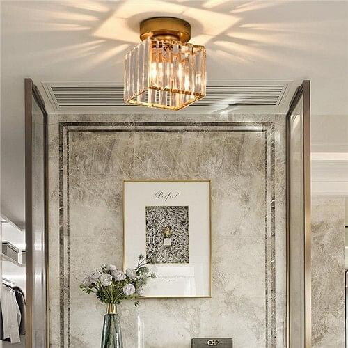 Nordic Modern Style Home Light Wholesale Small Ceiling Light - Golden Square A392-flig0051