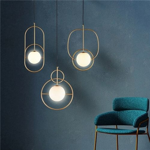 1 Head Nordic Style Home Light Wholesale Hollow-out Pendant Lamp A392-flig0086