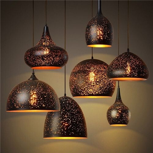One Head Nordic Vintage Style Loft Home Light Wholesale Bar Pendant Lamp A392-flig0087