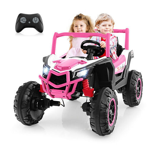 2-Seater Kids Ride on UTV with 2.4G Remote Control for over 3 Years Old Children-Black B593-TQ10237US+