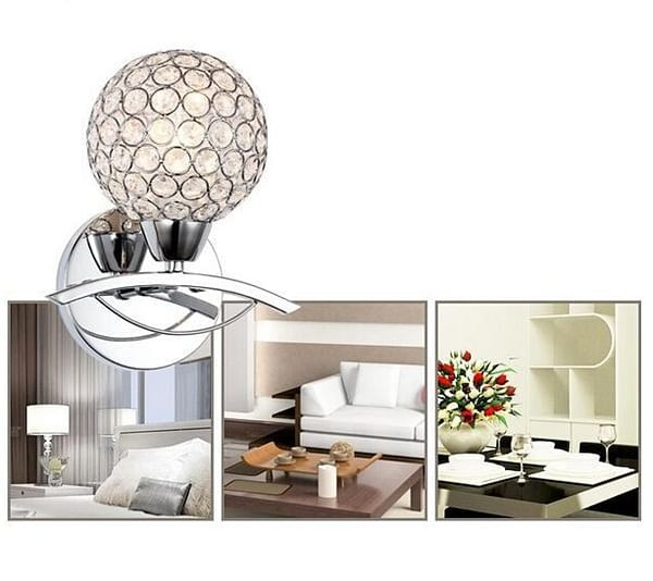 Modern Crystal Wall Lamp Fixture for Home Bedroom Living Room Decoration C122-1039516