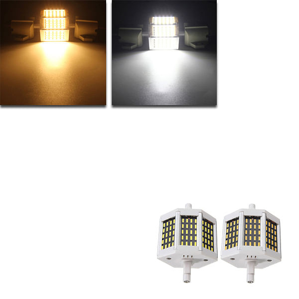 Dimmable R7S 78mm 8W 60 SMD 4014 LED Black Plate Warm White White Lamp Light Bulb AC220V/AC110V C122-1051521