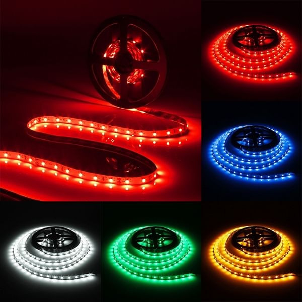 3M LED Flexible Strip Light 180 SMD 3528 Cigarette Charger Cars Trucks Dashboards Decor DC24V C122-1051541