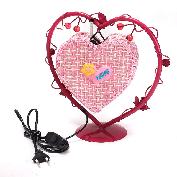 Vintage Artificial Light Love Heart Antique Table Lamp Gift Room Decor C122-1073319